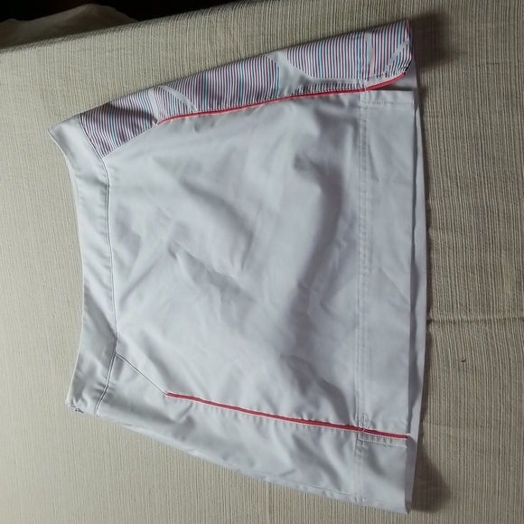 adidas White Skirt with Red Accents - Picture 1 of 3